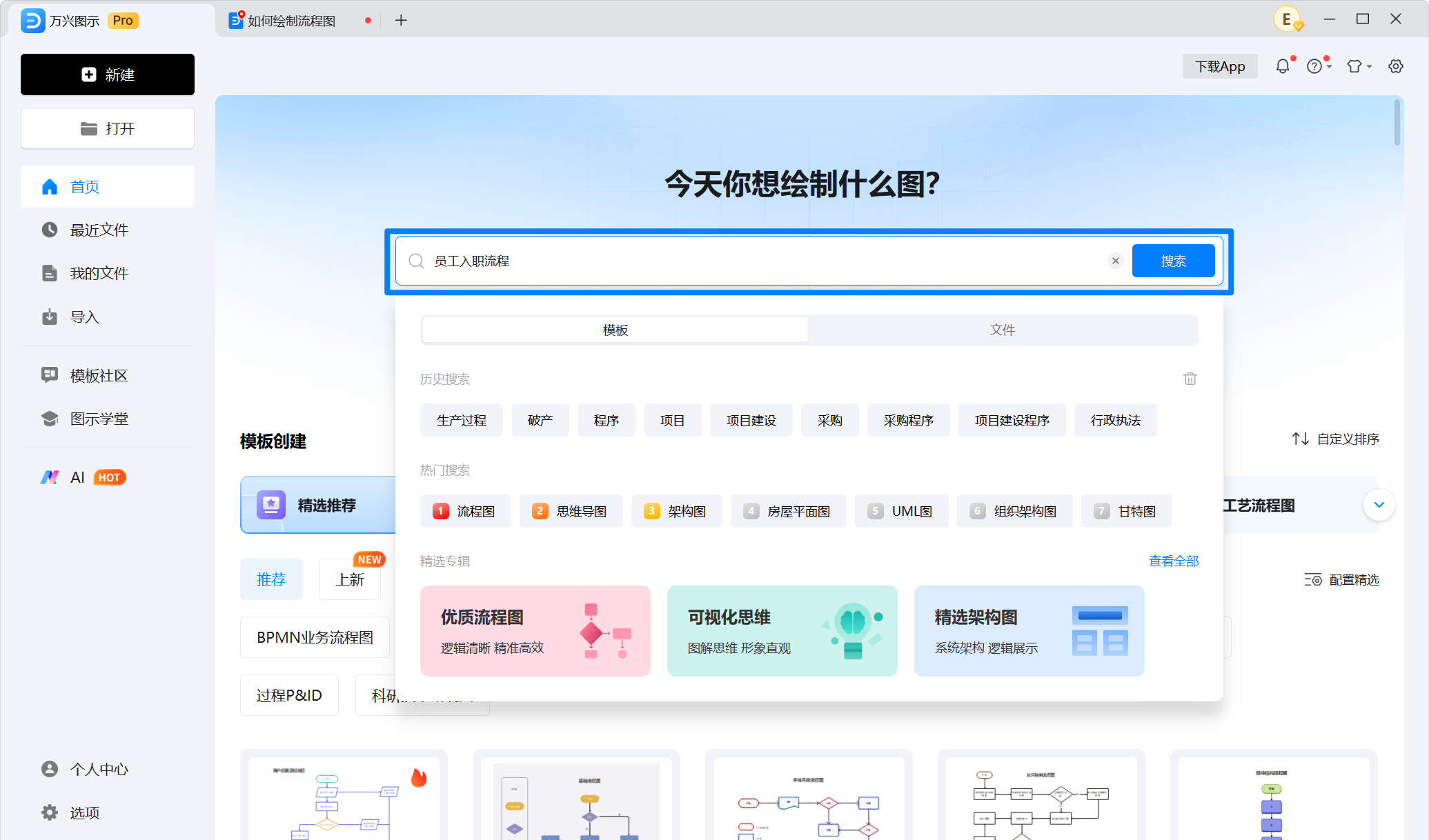 Flowchart模板示例