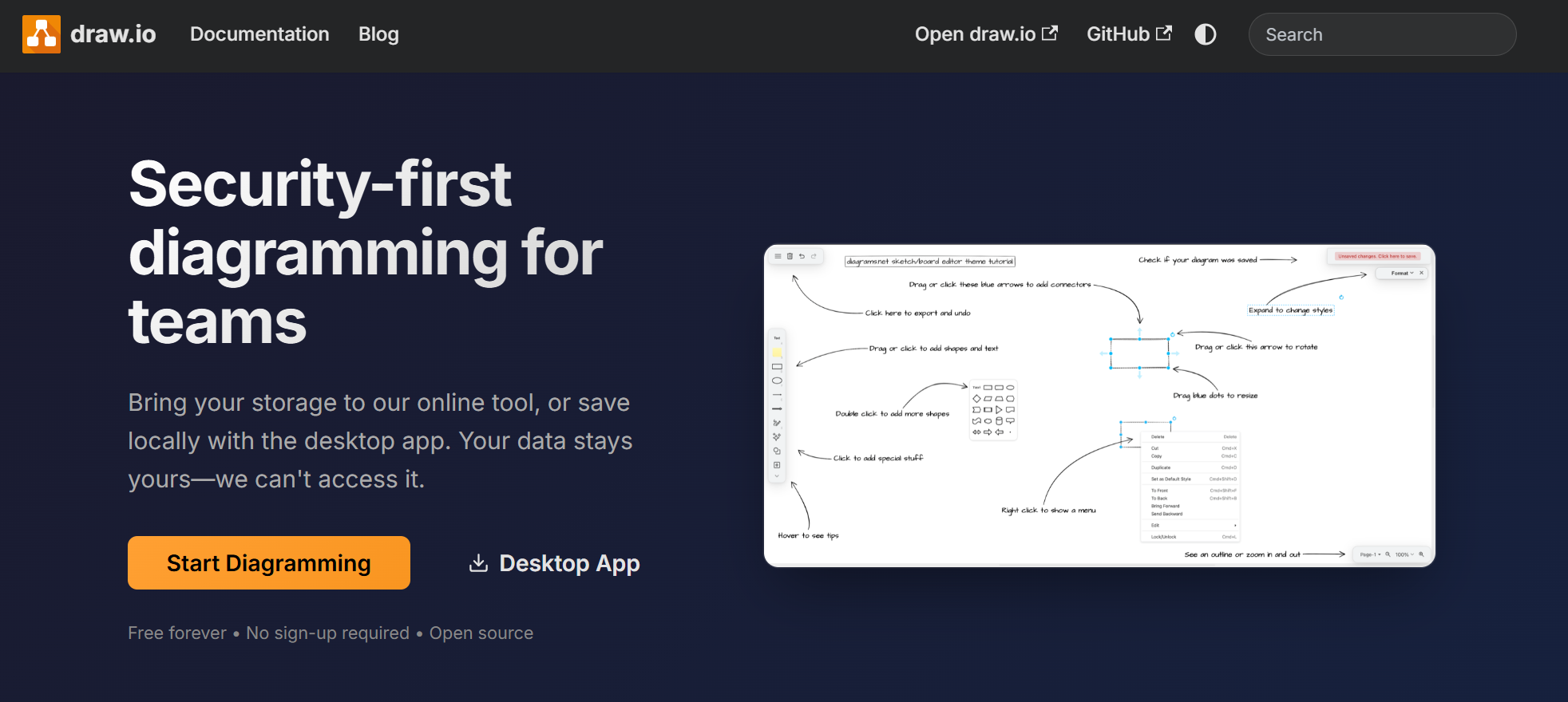 draw.io 在线制作流程图