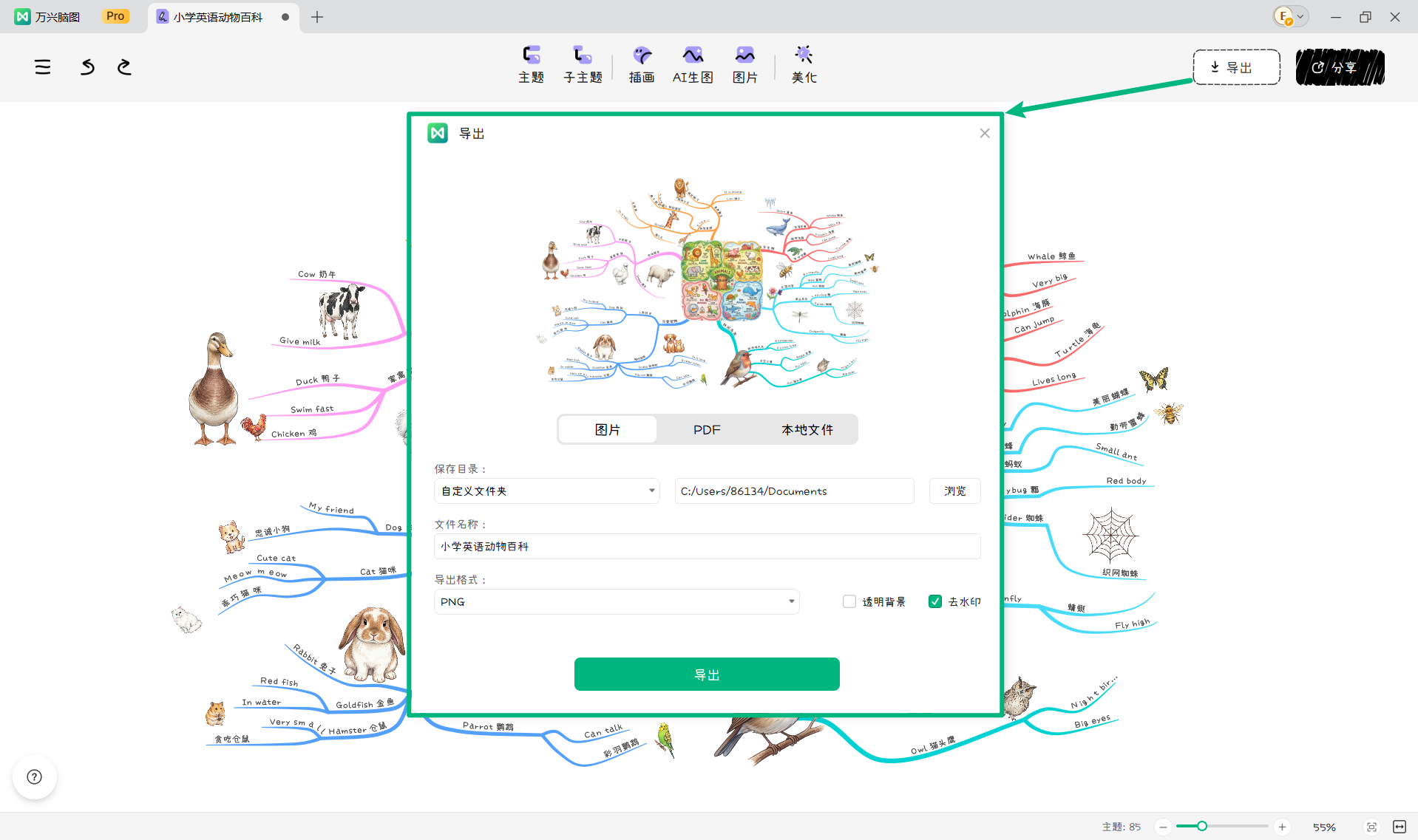 英语导图