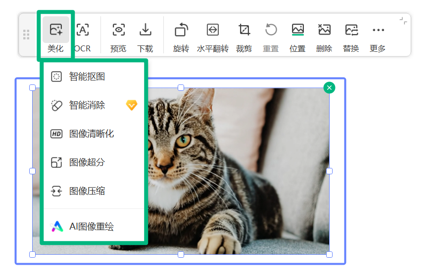 万兴脑图 AI 图片处理效果