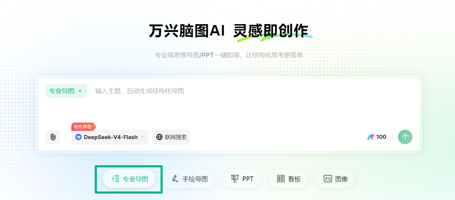 选择 AI 生成模式