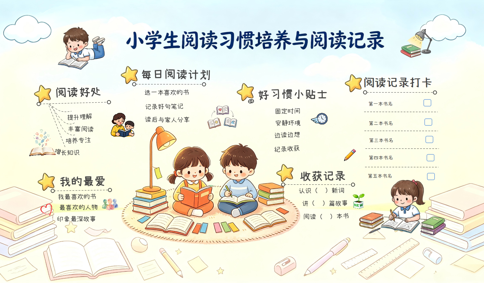 小学生阅读习惯培养：从每日计划到有意义的阅读记录