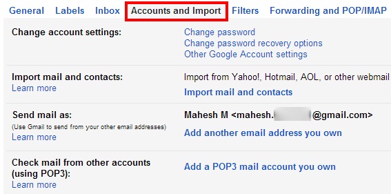 如何删除Gmail帐户并导入