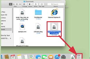 Mac将下载的文件删除到垃圾桶