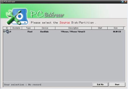 安全删除：PCDiskEraser