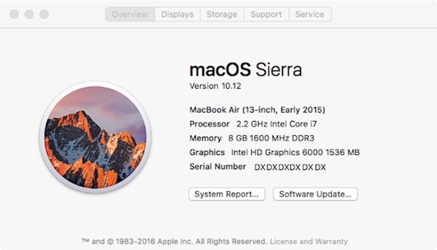 如何从10.7.5  -  3更新到mac os sierra