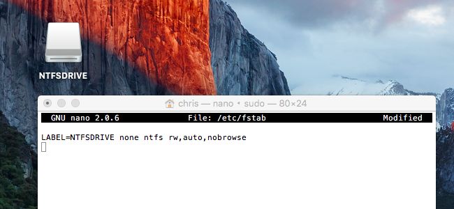 写入mac步骤7上的NTFS驱动器