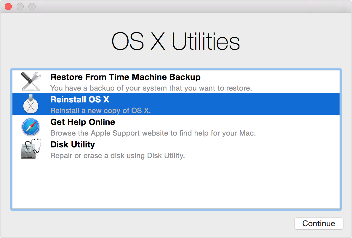 修复Mac备份上的闪烁问号并重新安装Mac