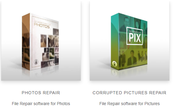 文件修复以修复损坏的照片