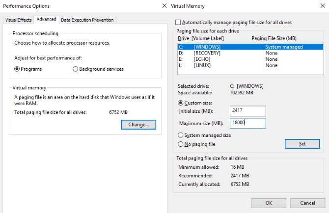 修复Windows 10 100％磁盘使用问题