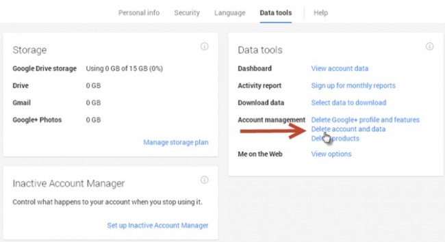 如何删除Gmail帐户-删除帐户和数据
