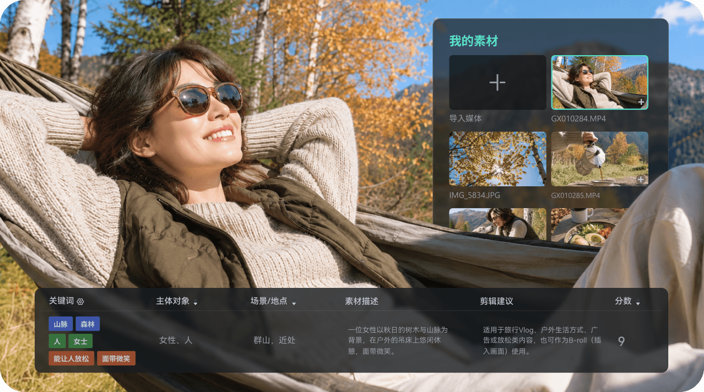 AI 一键解析，快速读懂视频与图片