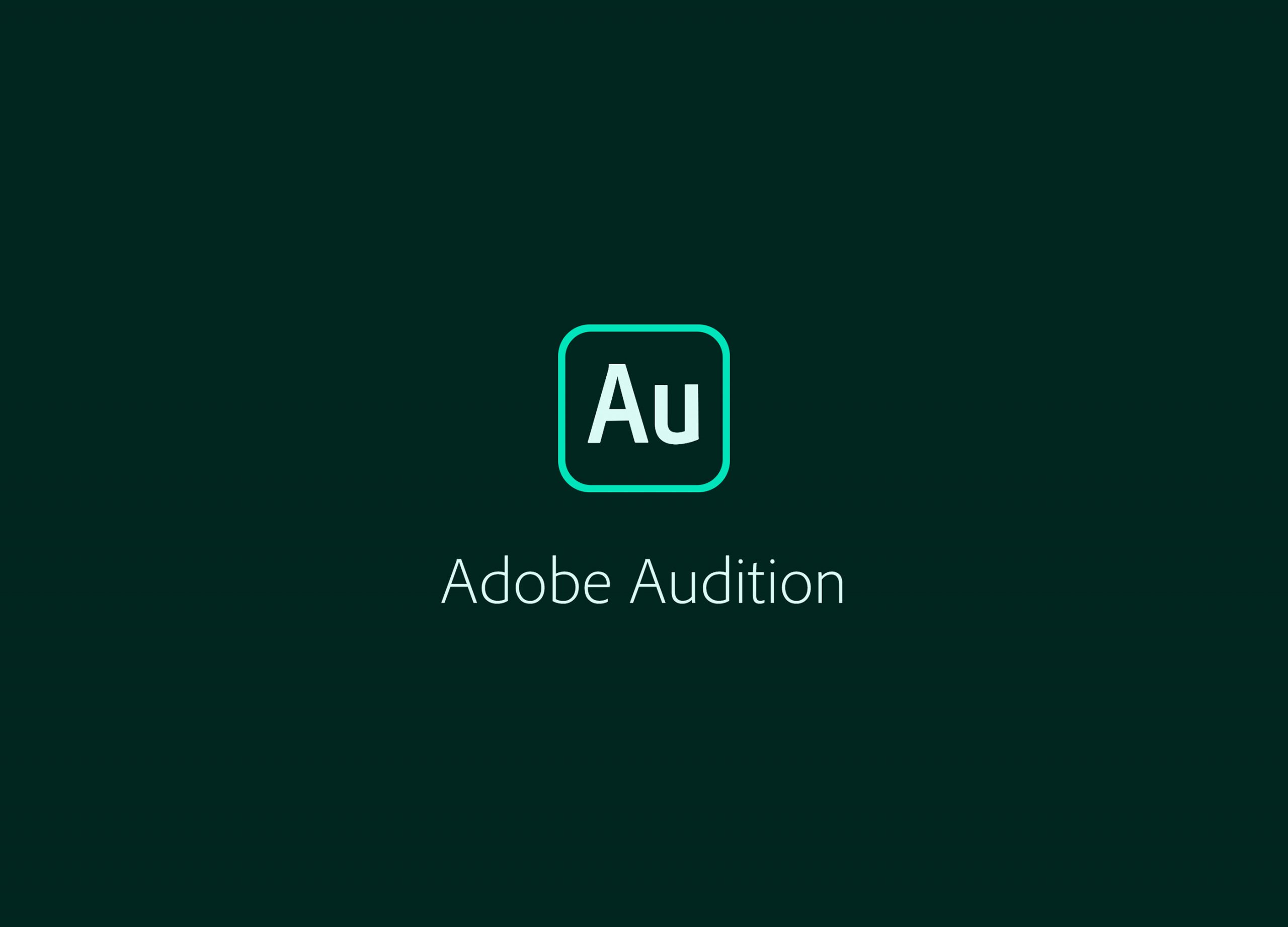 声音处理软件_Adobe Audition