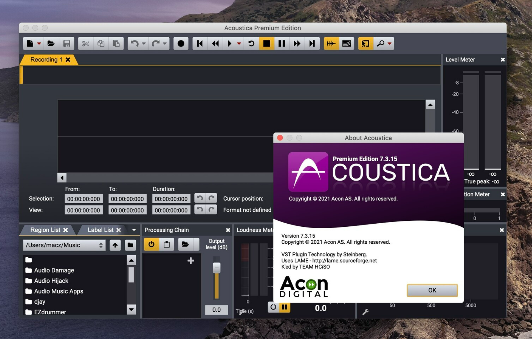 Acoustica Premium_声音降噪处理软件