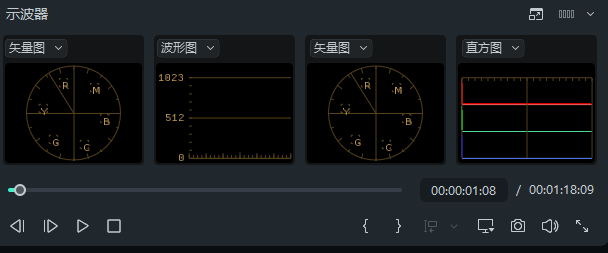 万兴喵影矢量示波器指南