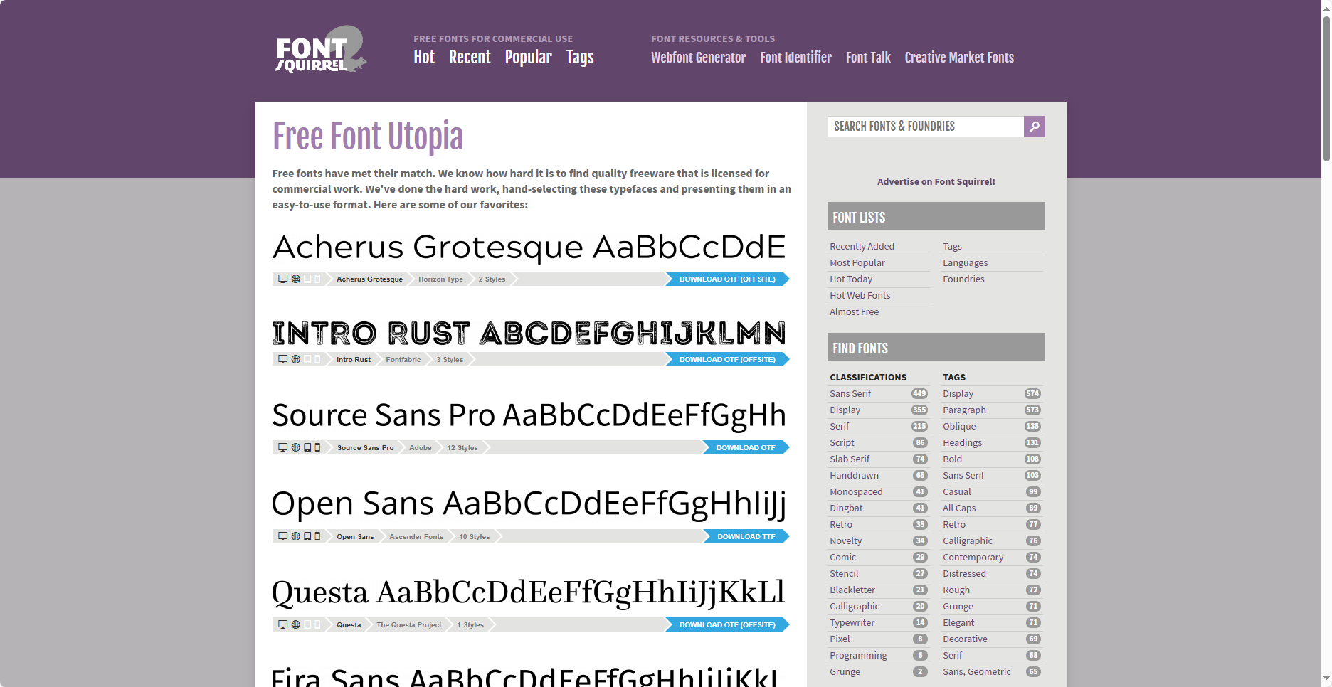 Font Squirrel