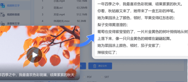 视频内容转文字的优势介绍