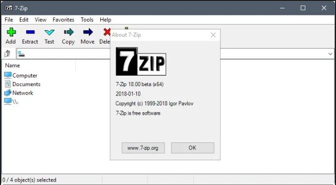 7-Zip文件压缩