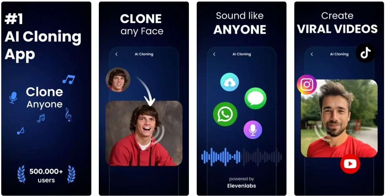 Voice & Face Cloning：AI克隆 (Android/iOS)